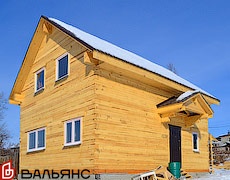Деревянный дом из бруса в Иркутске