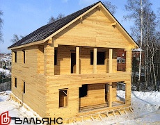 Жилой дом из бруса в посёлке Ново-Иркутский