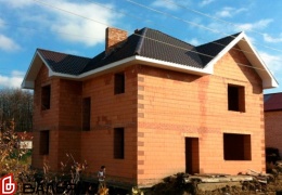 Двухэтажный дом из керамических блоков