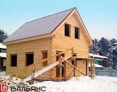 Дом из бруса в пригороде Иркутска