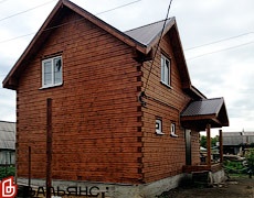 Дом из строганного бруса в Иркутске