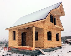 Новый дом из бруса в Максимовщине